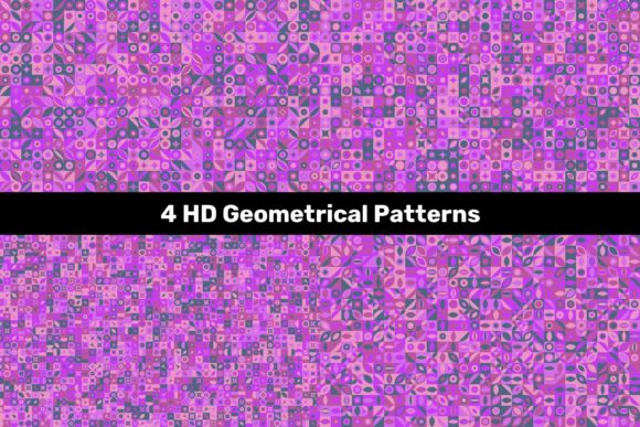 4 HD Geometrical Patterns: Strategic Design for Modern Creativity and Business