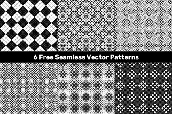 6 Free Seamless Vector Square Patterns: A Practical Resource for Designers and Creators
