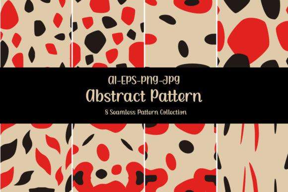 8 Abstract Seamless Patterns Collection