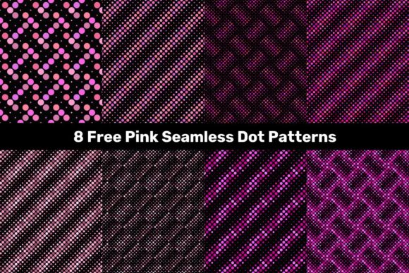 8 Free Pink Seamless Dot Patterns: A Creative Resource for Designers and Businesses