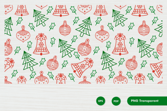Christmas Baubles Seamless Patterns: A Versatile Design Resource
