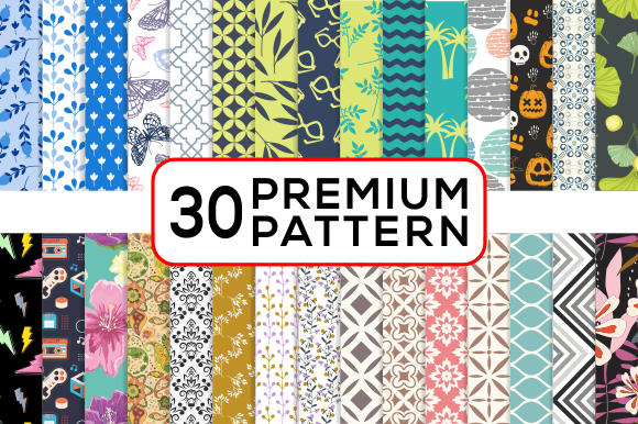 Premium Seamless Digital Paper Patterns