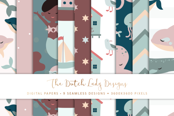 Seamless Patterns - Cute Nautical: A Strategic Tool for Creative and Business Use